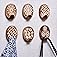Indian Shelf 6 Lb Decorative Wood Adhesive Wall Hooks–Boho Peel and Stick Hooks for Keys, Hats, Towels, Bags & Entryway Decor