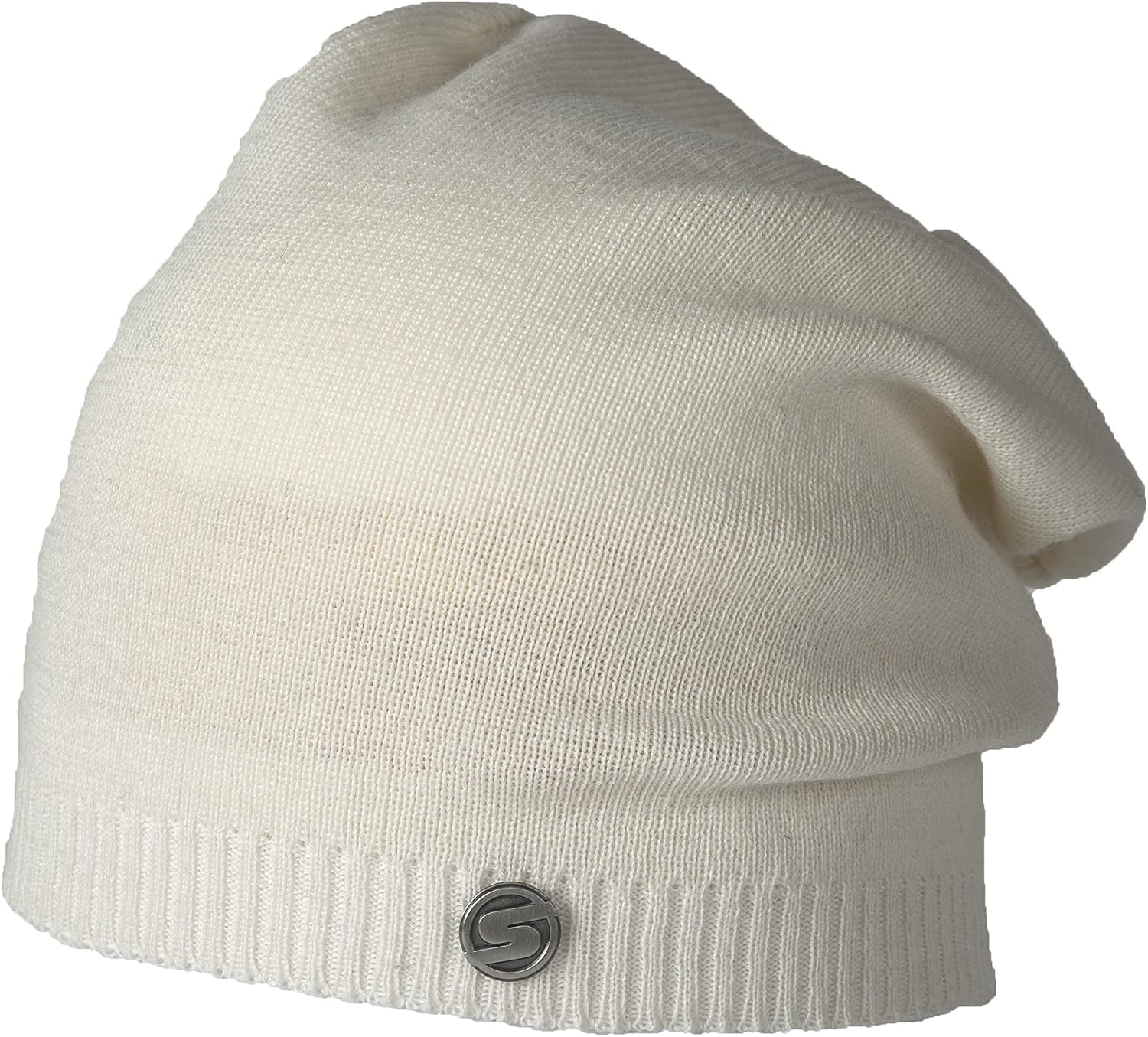 Slouchy Knitted Beanie in Wool