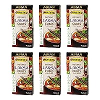 Vista 1 de Massel Instant Laksa - Cubos de caldo de caldo, sin MSG, base de sopa sin gluten, paquete a granel (6 x 3.70 oz)