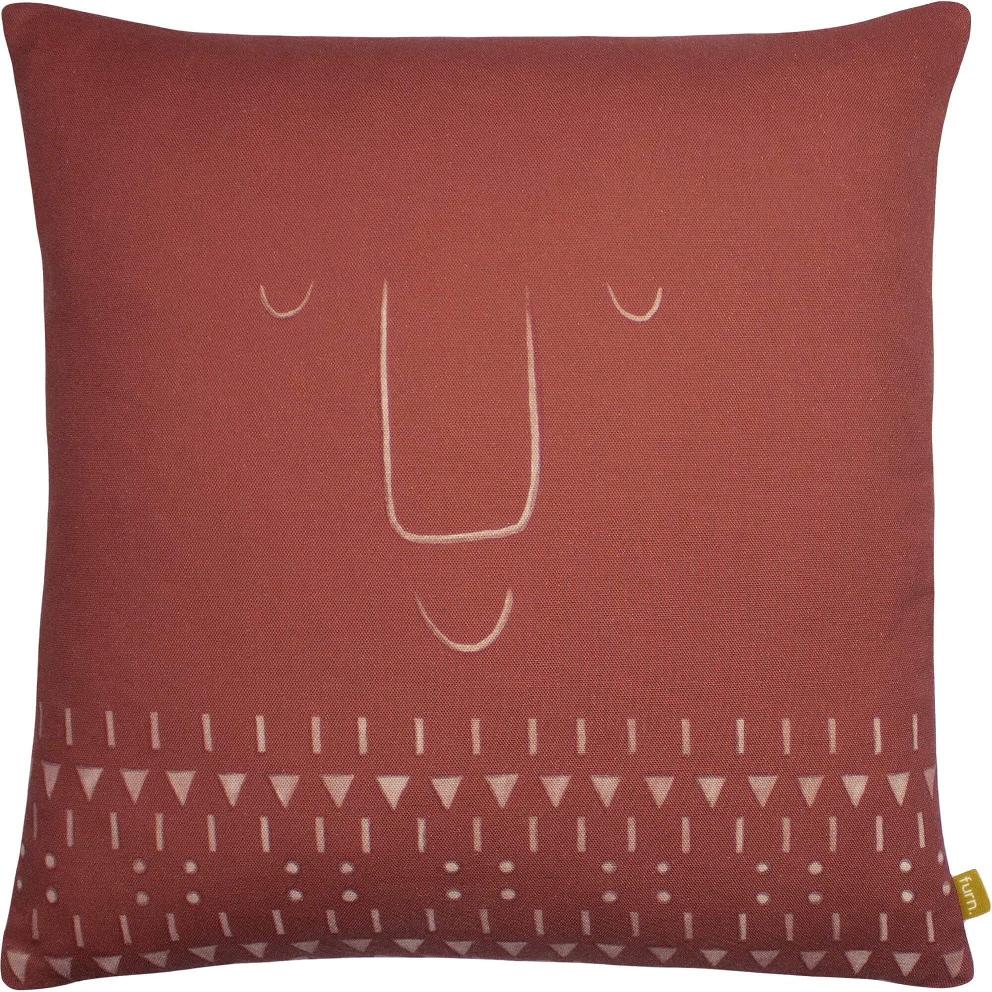 Furn. Pacha Smile Geometric 100% Recycled Cushion Cover from B&Q