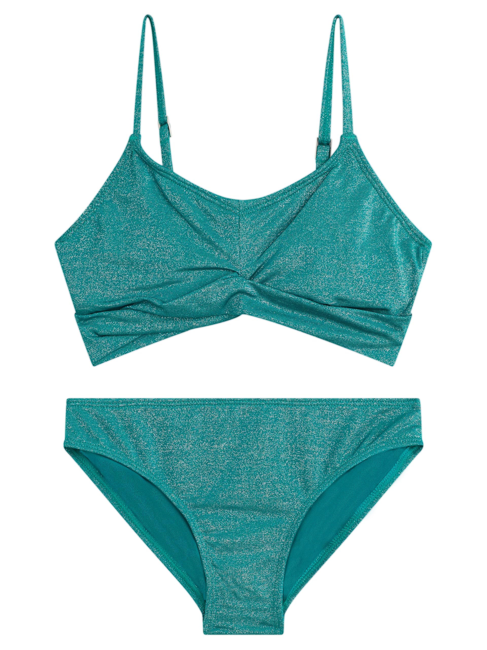 Kanu Surf Girls' Gracie Beach Sport UPF 50 Sparkle Bikini