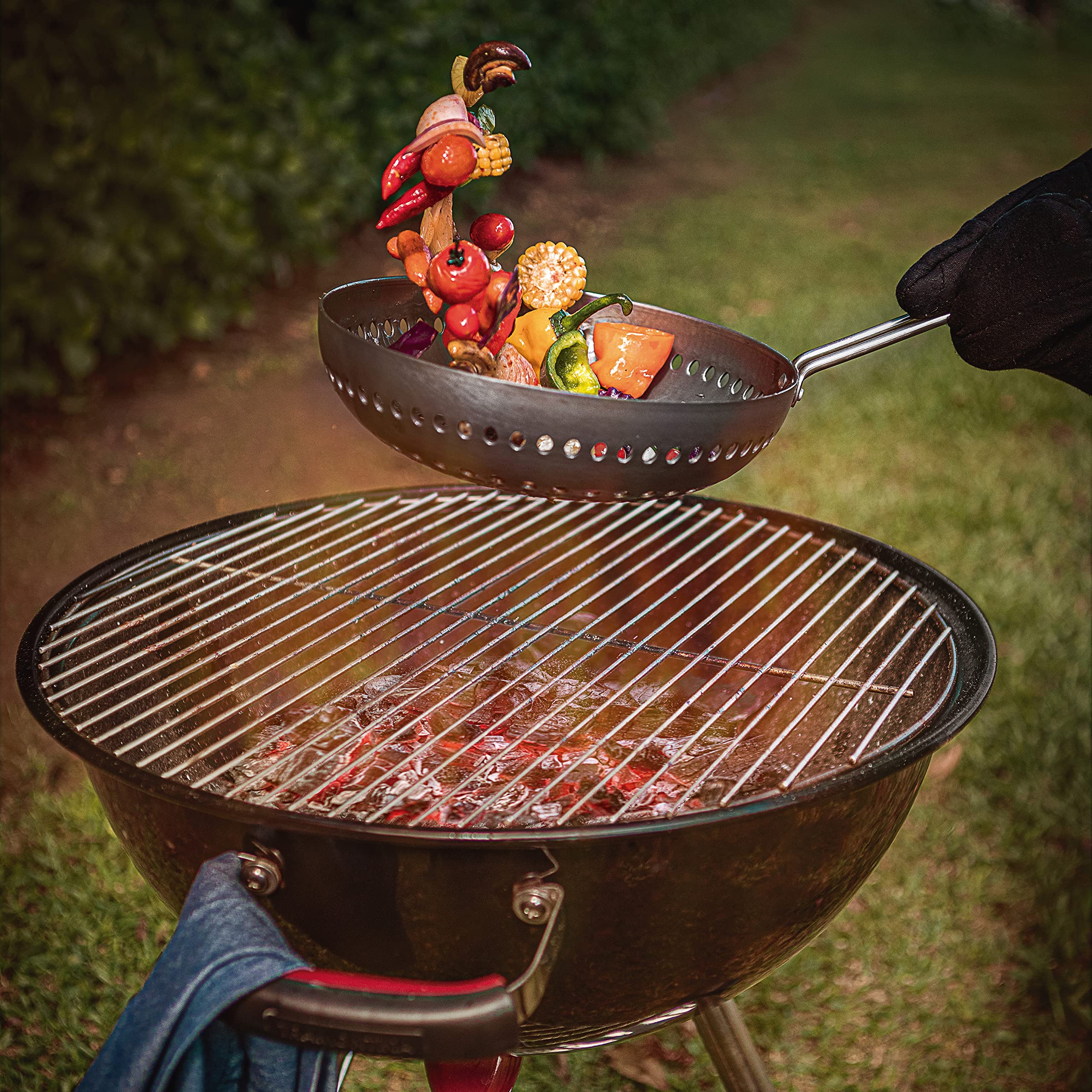 Tramontina Grill-Wok aus eloxiertem Aluminium, 26 cm