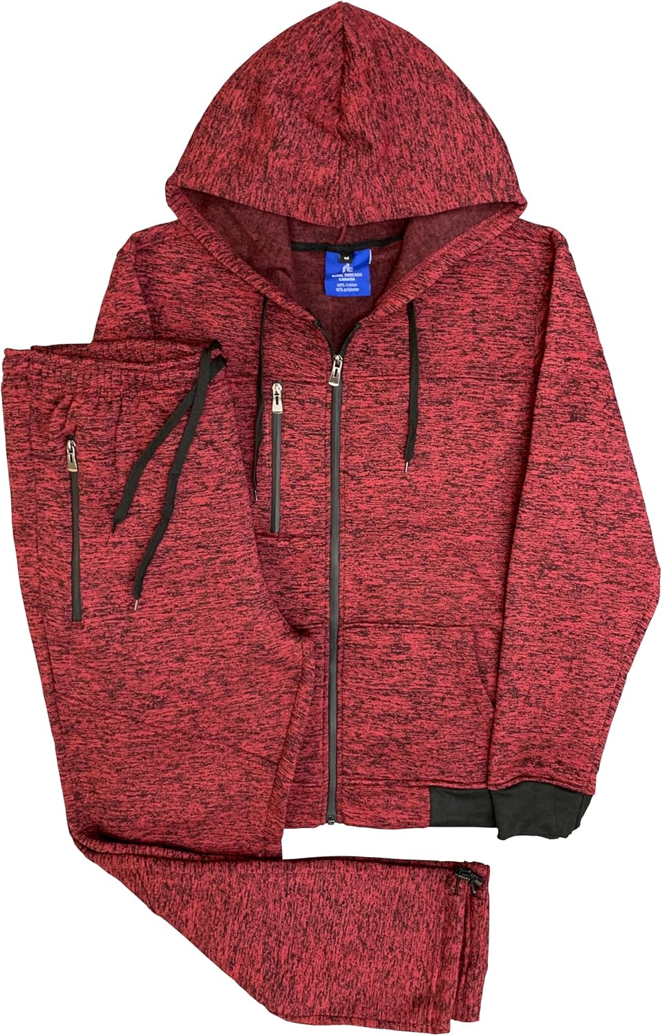 Royal Threads Canada Men’s Soft Fleece Traditional Sweatsuit