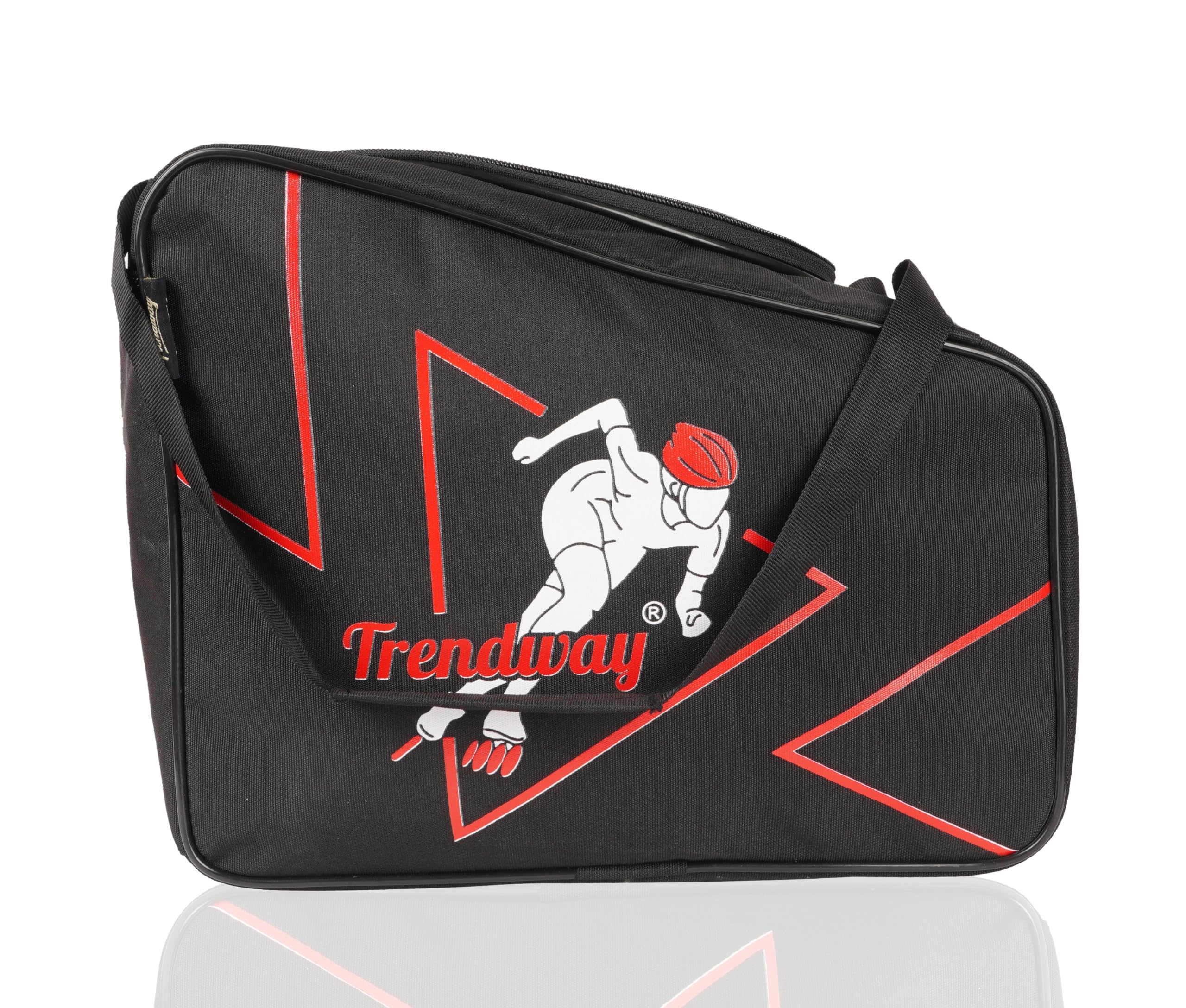 Trendway Unisex Quad Roller Skates Sports Bag & Travel Bag for Men/Women/Kids/Boys/Girls-Medium Size (Black Color)-image-47