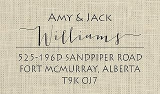 Custom address stamp self inking, personalized address stamp - 1C