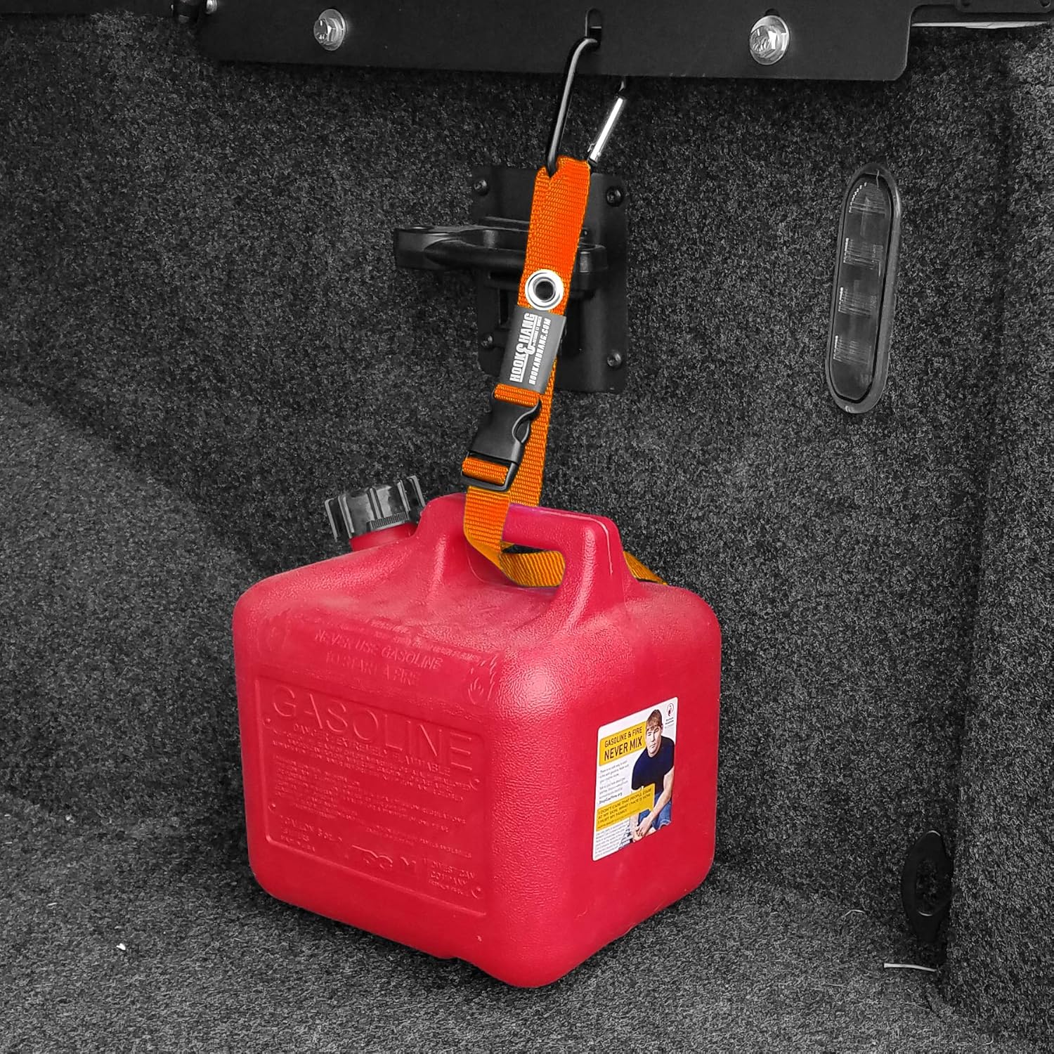 - Hook & Hang Strap Storage & Organizer - Hang Hoses, Cords, Tools, Drills, Ladders & More. Another Incredible Organizer! (4 PK W/Hooks, HI-VIS Orange)