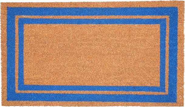 Calloway Mills Border Doormat 18" x 30" Blue