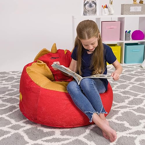 Miniatura 10 de Posh Creations Lindo puf suave y cómodo para niños, grande, animal - gato marfil Animal - Gato marfil,Animal - Narwal azul,Animal - Panda,Animal –