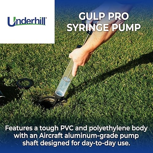 Miniatura 2 de Underhill Big Gulp Pro - Bomba de agua de succión con sifón de jeringa de 24 pulgadas de longitud con tubo de descarga de 17 pulgadas, para