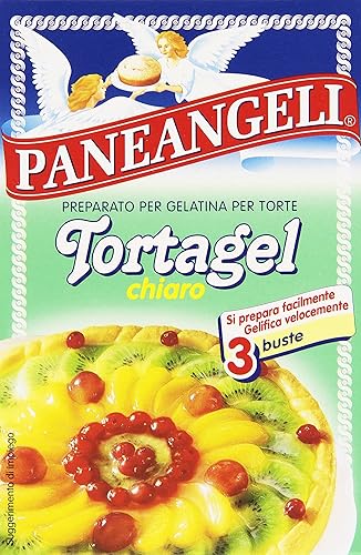 Paneangeli Tortagel preparado para pasteles de gelatina 3 Buste 1.38 oz