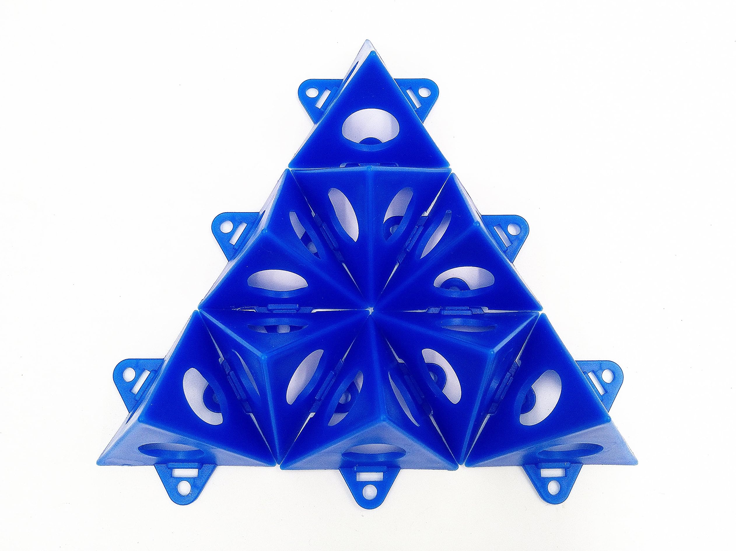 Tipu 20-Pcs Pyramid Stands, Painter Tripod, Pyramids Tab Feature(Blue)