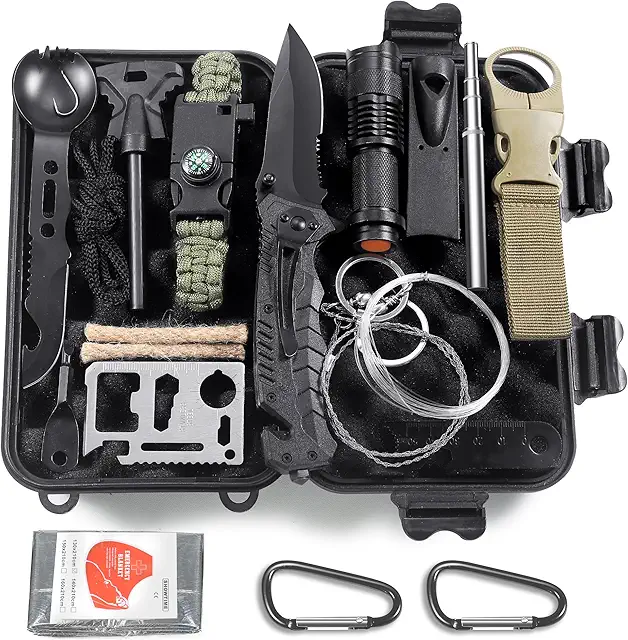 Graxury Survivalkit: Multifunctionele EHBO-set voor Outdoor Avonturen