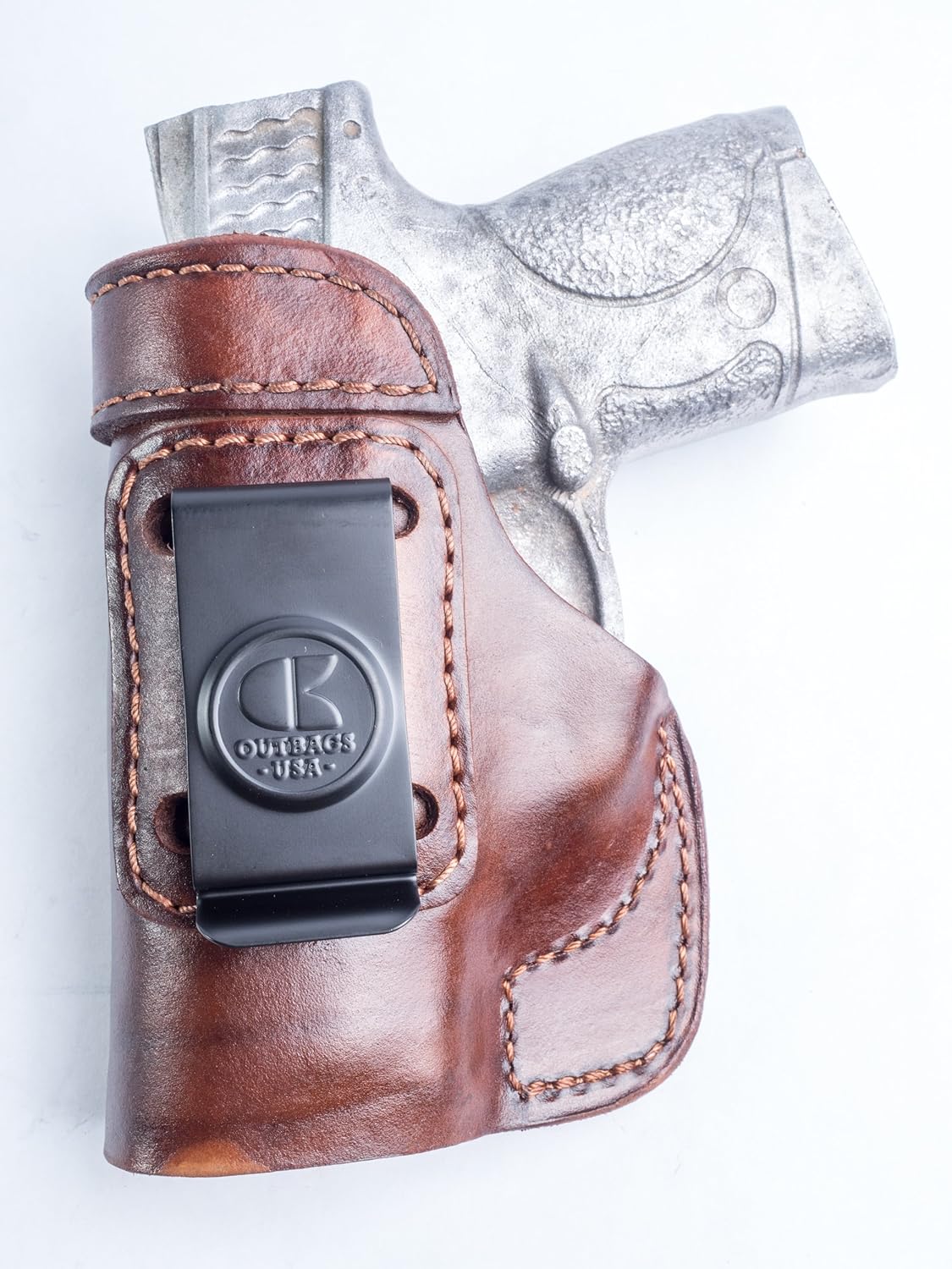 OUTBAGS USA LS2MPC (BROLH) Full Grain Leather IWB Conceal Carry Holster for S&W M