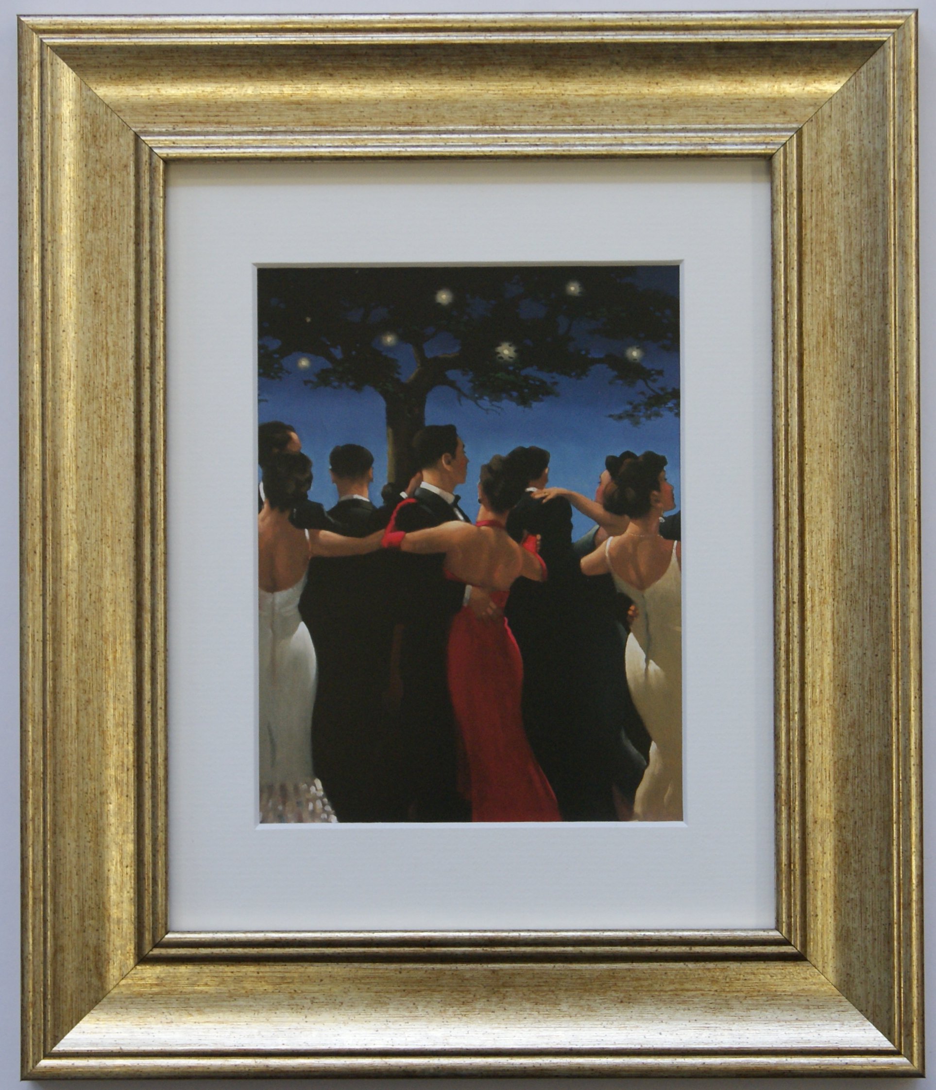 Keats Gallery White Waltzers By Jack Vettriano Framed Art Print Picture (33Cm X 28Cm)