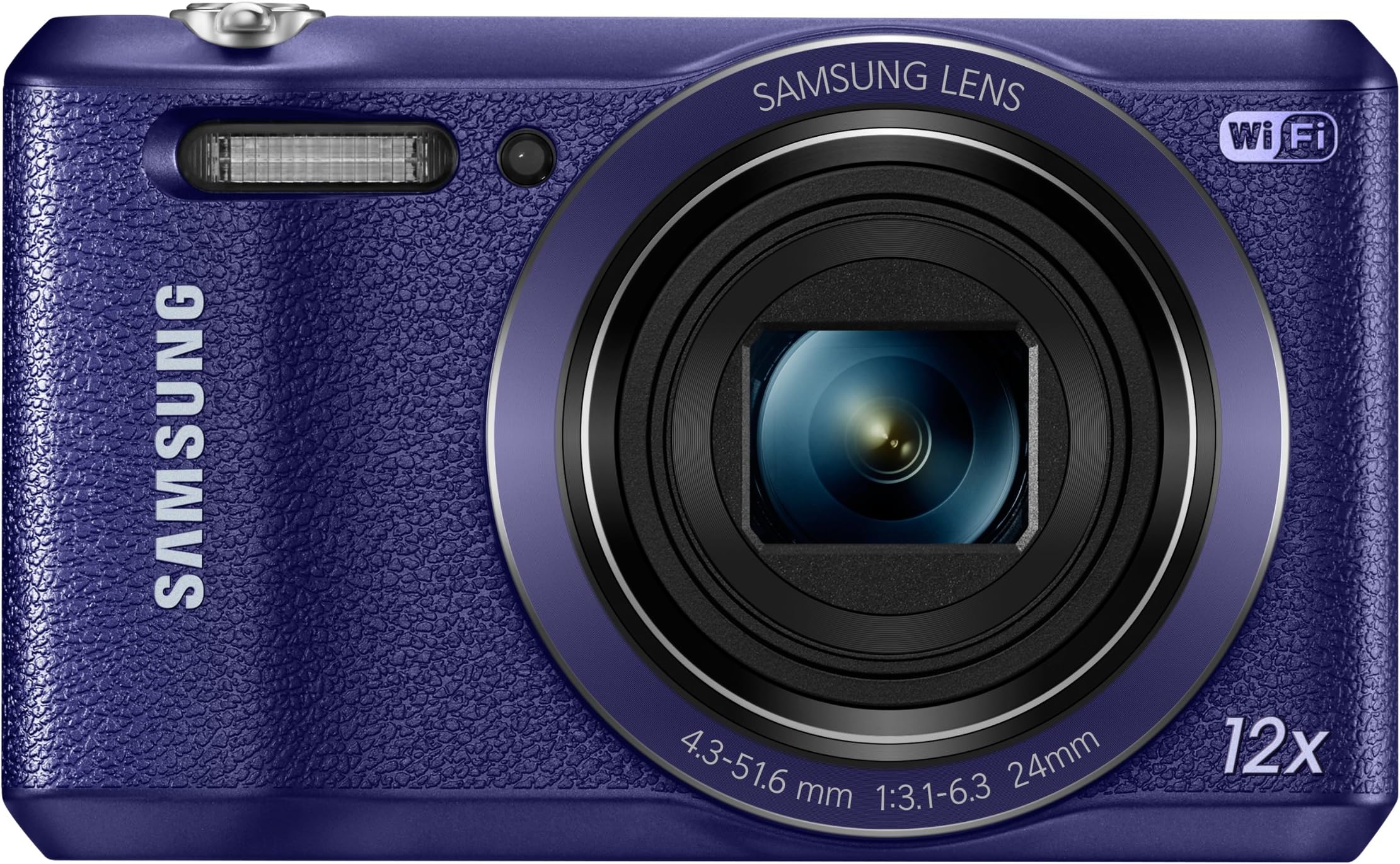 Samsung WB35F 16.2MP Smart WiFi & NFC Digital Camera with 12x Optical Zoom and 2.7" LCD (Plum)