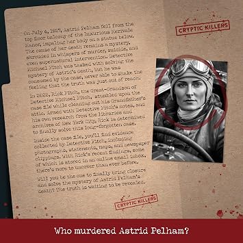 Cryptic Killers Bundle #2 - Unsolved Murder Mystery Game - Cold Case File Investigation - Detective Clues/Evidence - Solve The Crime - Individuals, Date Nights & Party Groups - 3 Pack