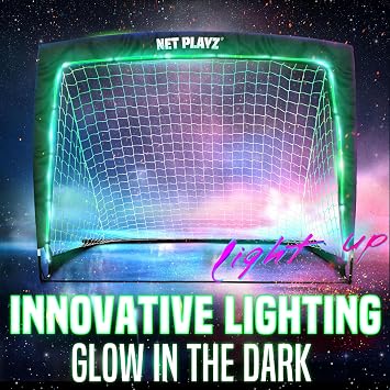 NET Playz Soccer Goals Soccer Net - Kids Pop-up Football Goals for Backyard Practice & Training, Portable 4' x 3', Black