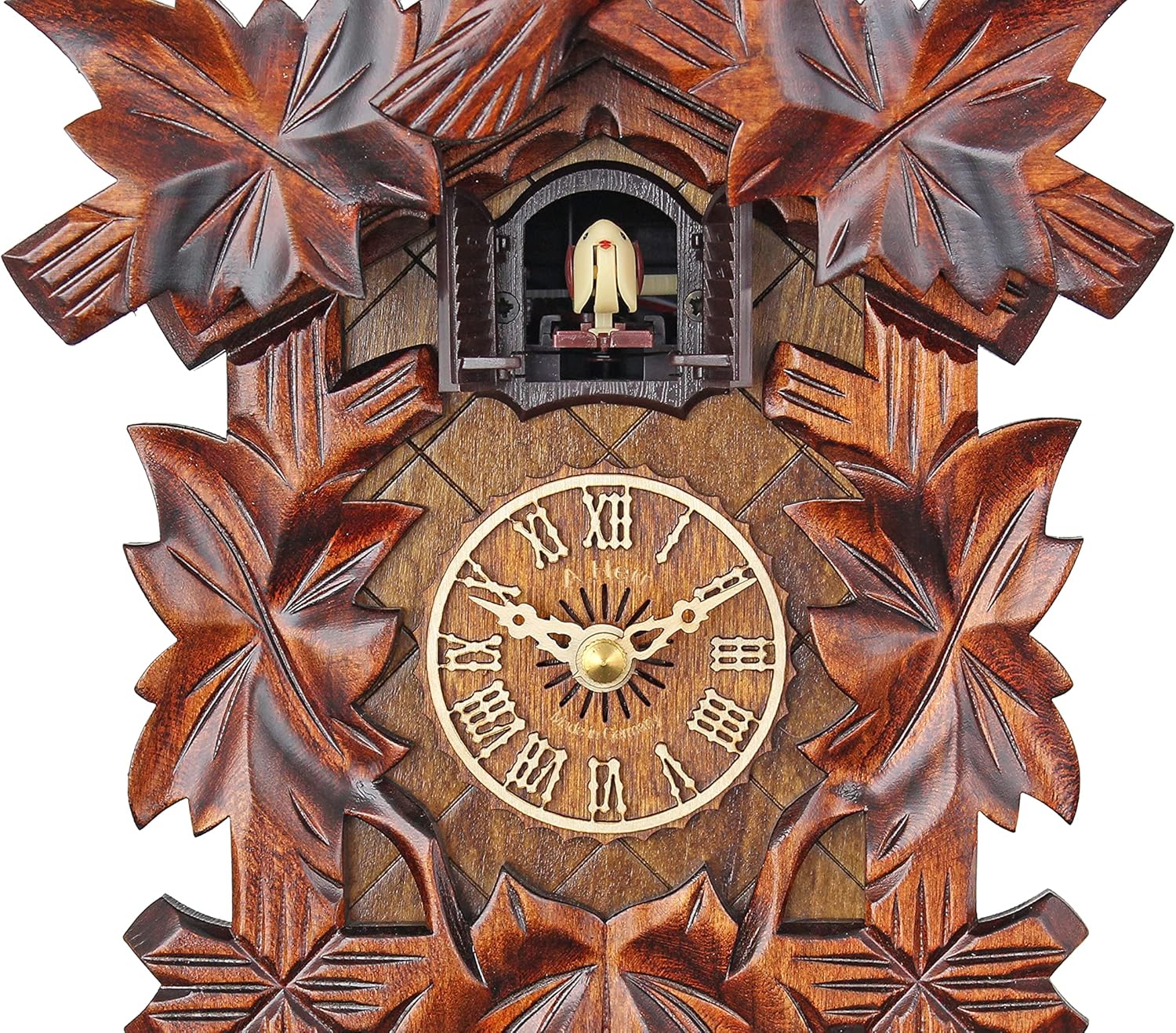 Quartz Cuckoo Clock - The Traditional Vine Leaves AH 40/1 QM