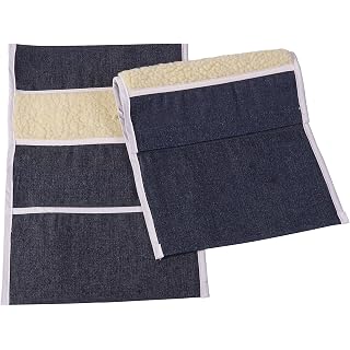 DMI Wheelchair Arm Pads, Wheelchair Armrest Pouch, Wheelchair Arm Pouch, Denim, Pair of 2