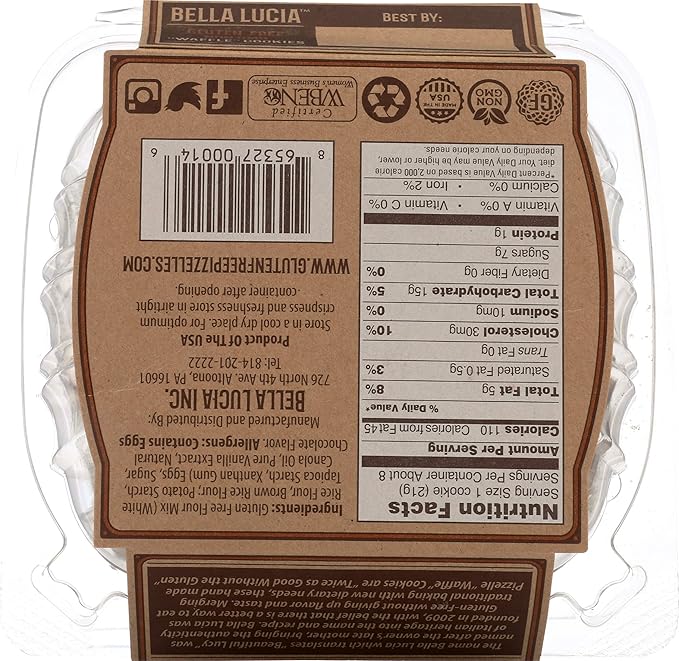 Bella Lucia Pizzelles Sin Gluten, Chocolate, 6 oz miniatura 2