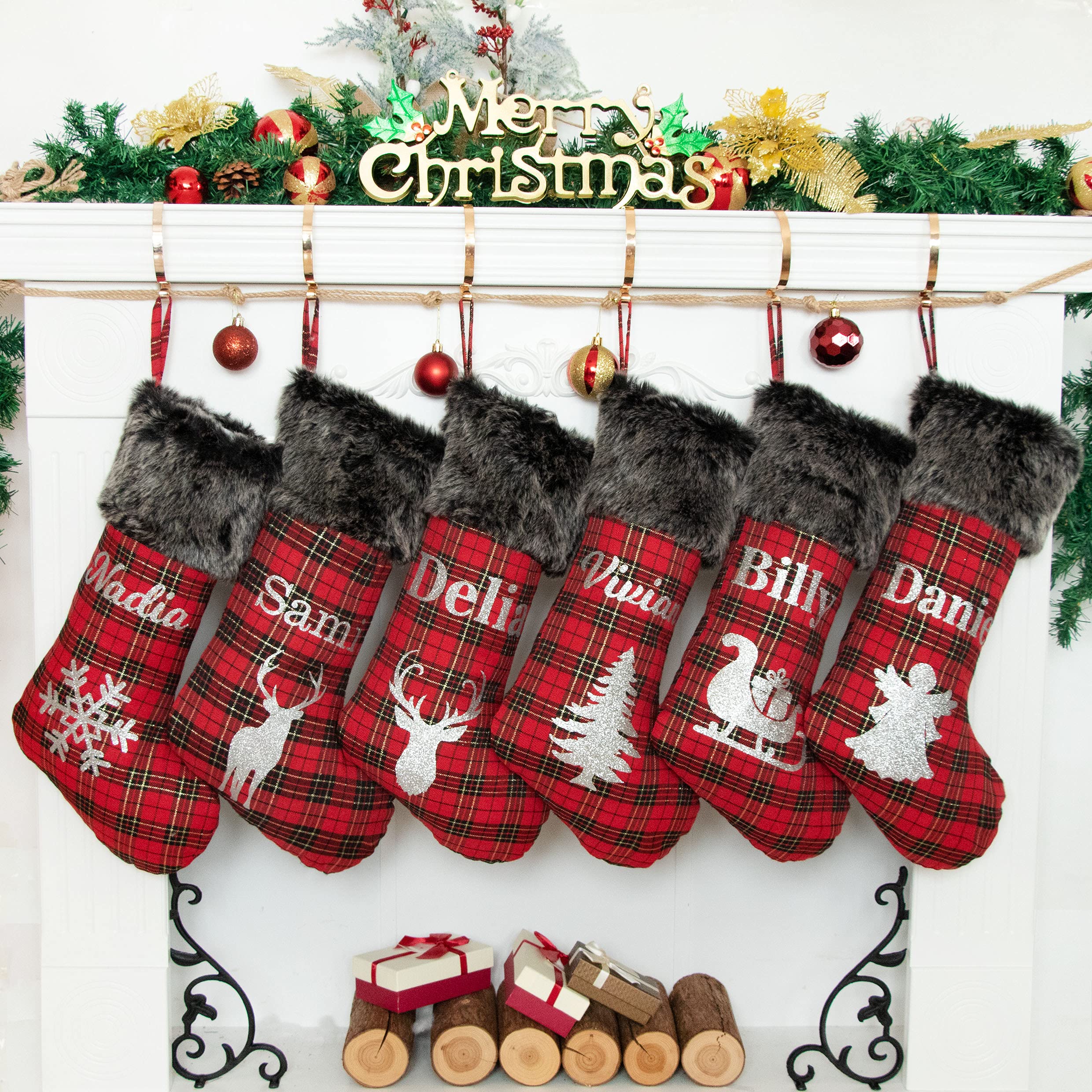 Beyond Your Thoughts Personalised Christmas Stockings with Name — image 1