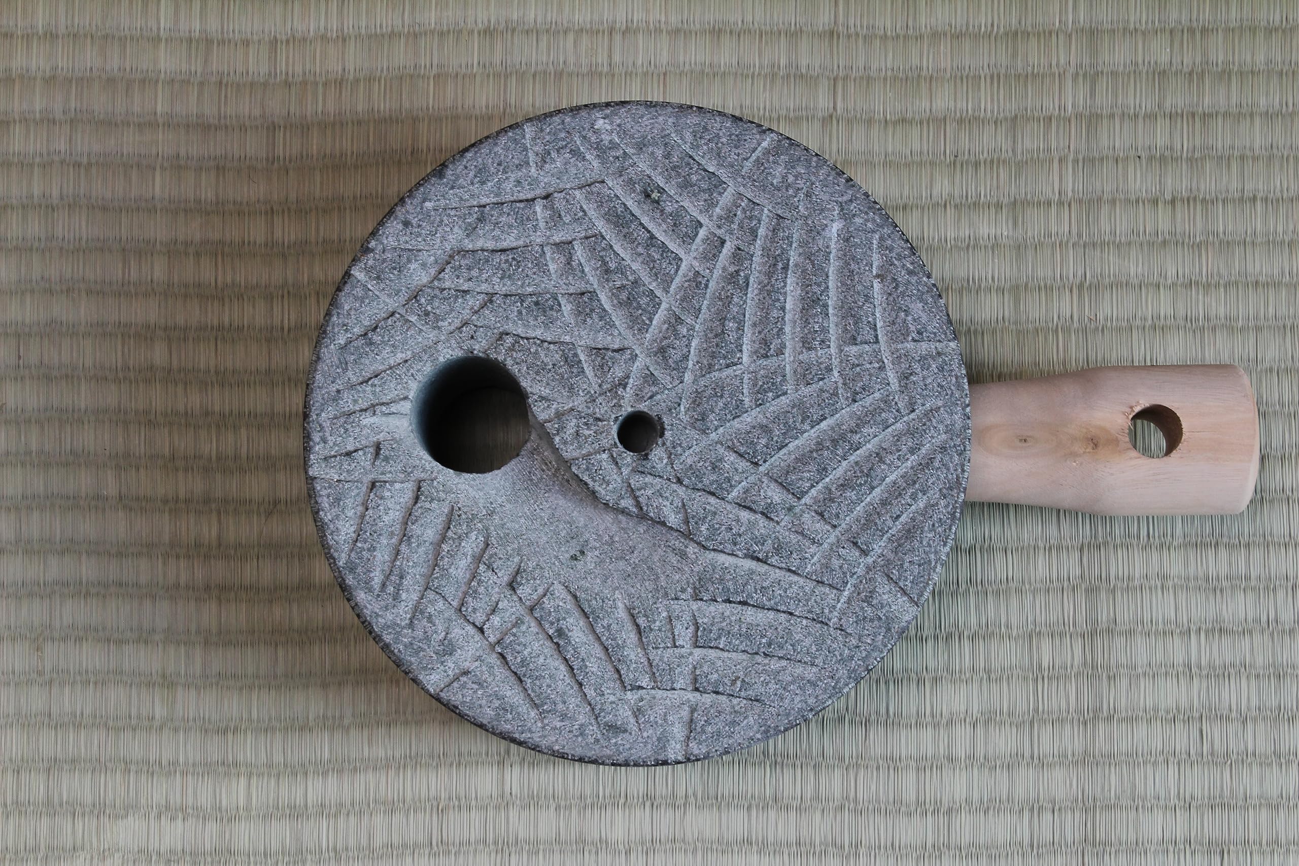 石臼 ひきうす 高級青御影石 上臼直径20cm Amazon｜SUNNY BLUE