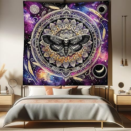 Miniatura 98 de Ambesonne Tapiz de fiesta de los años 70, caja retro en arte pop, música de baile, composición colorida impresa, para colgar en la pared para