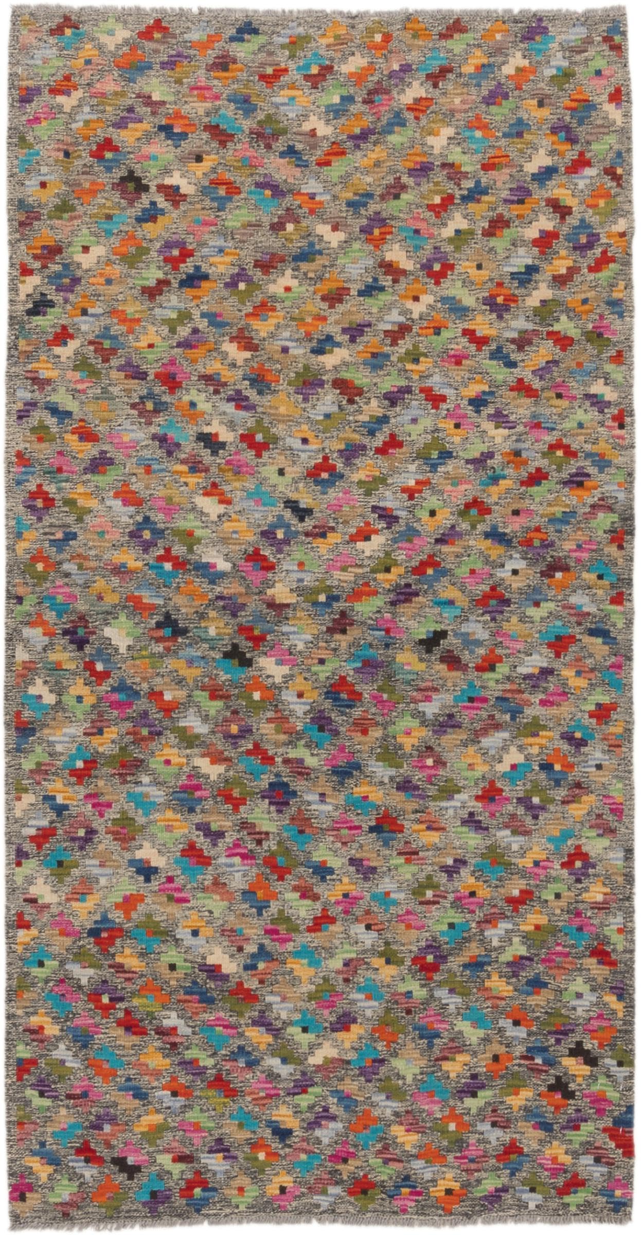 Tapis de course Kilim Afghan en laine pour sublimer votre couloir