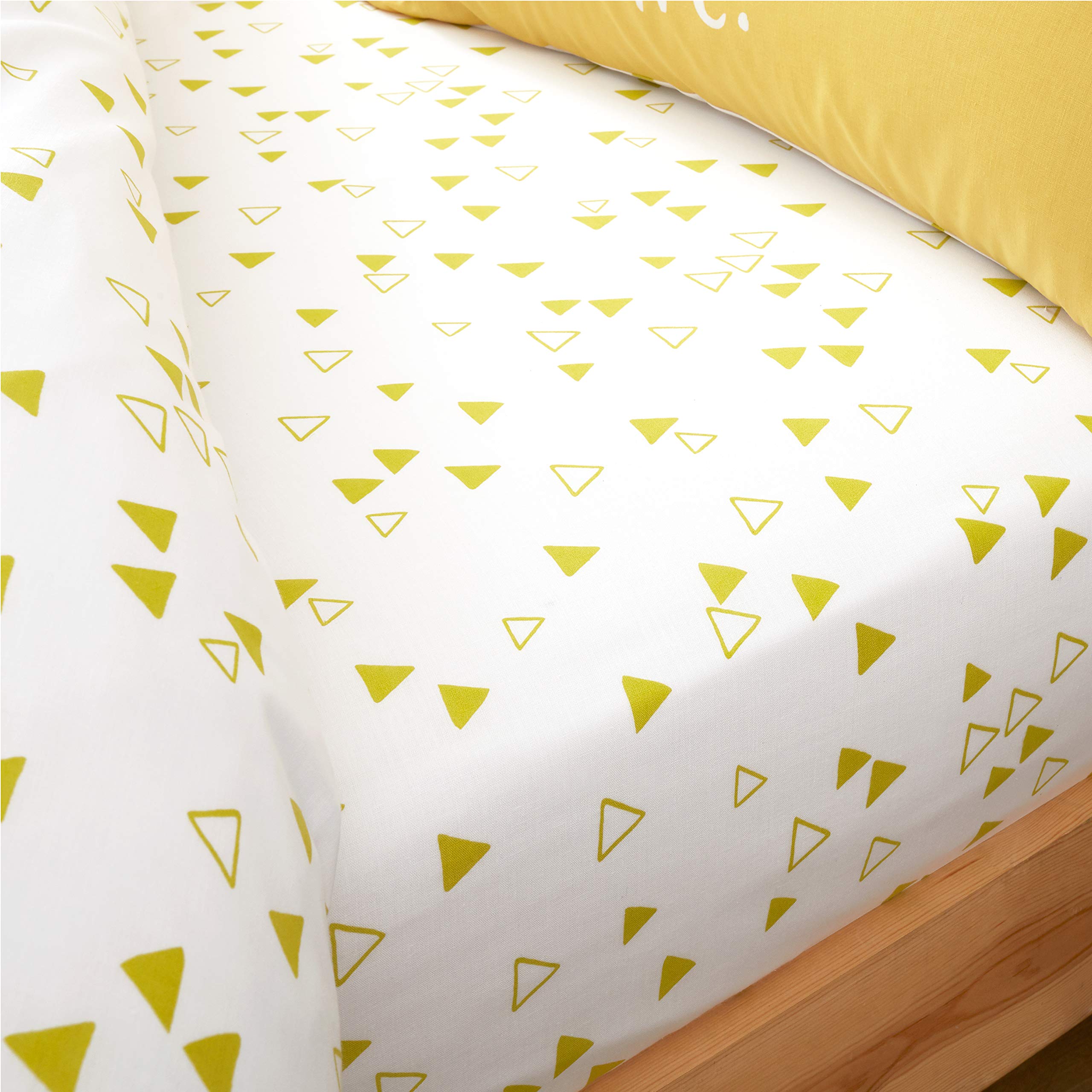 Catherine Lansfield Yellow Giraffe Easy Care Double Fitted Sheet