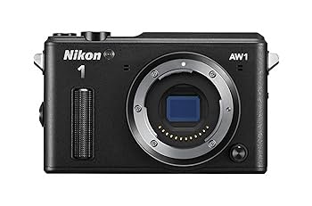Nikon - 【難品】Nikon ミラーレス一眼カメラ Nikon1 AW1 防水ズームレンズキット ブラック N1AW1LKBK Amazon | Nikon ミラーレス一眼カメラ Nikon1 AW1 防水ズーム