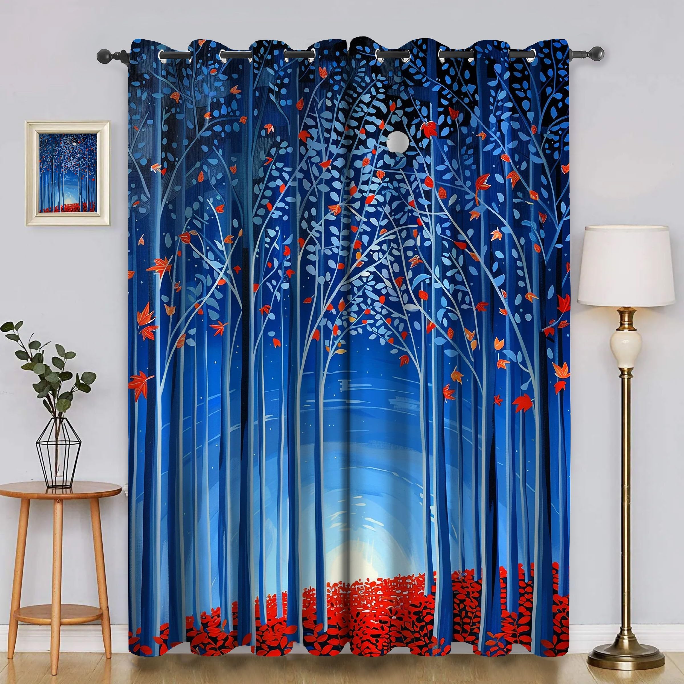 Cortinas con ojales de ahorro de energía y aislamiento para ventana