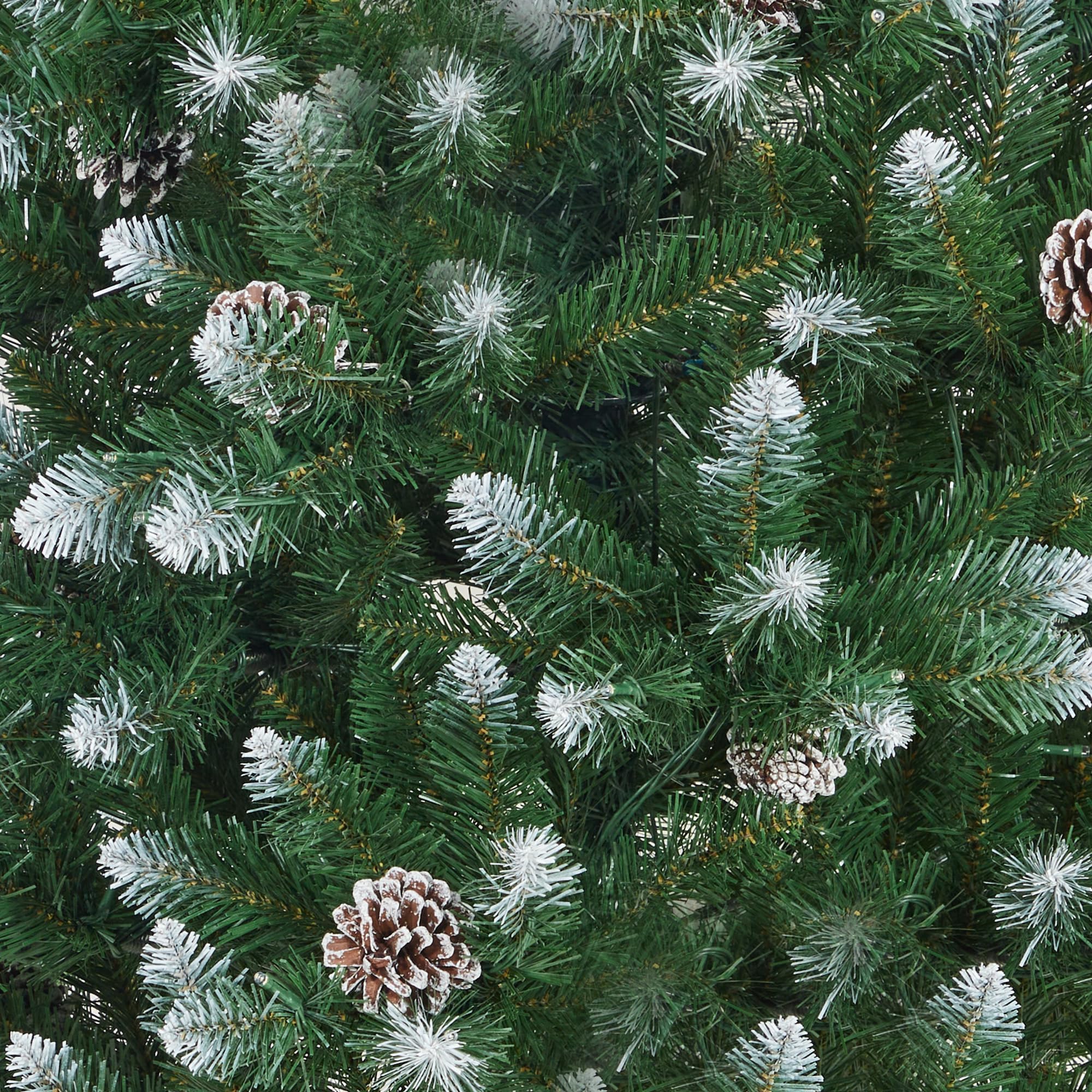 Árbol de Navidad artificial estrecho de 230 cm con iluminación, árbol de Navidad preiluminado, lápiz artificial con conos, agujas y blanco cálido, 350 LED, aprox. 1000 puntas