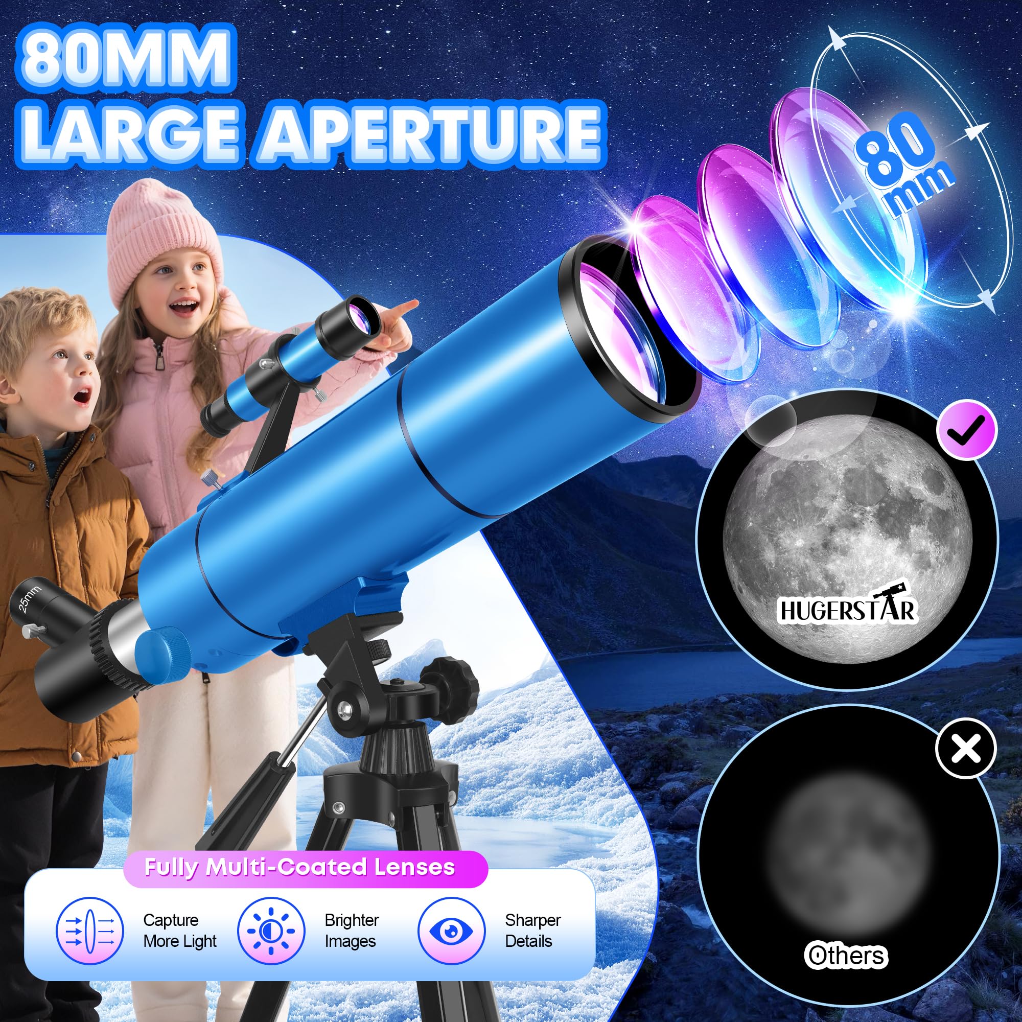 HUGERSTAR Telescope - Explore the Stars! -2