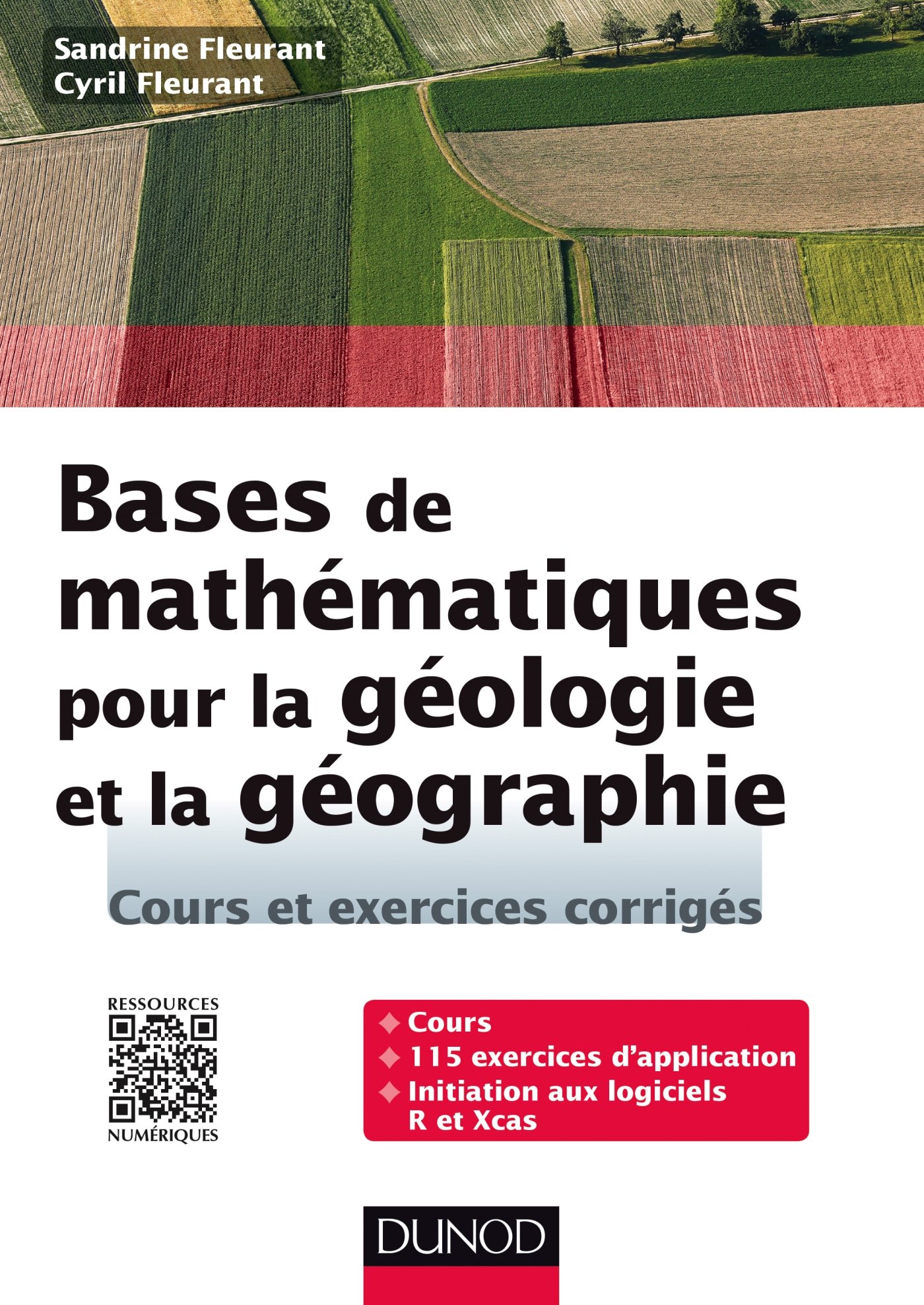 Bases de mathématiques pour la géologie et la géographie - Cours et exercices corrigés: Cours et exercices corrigés