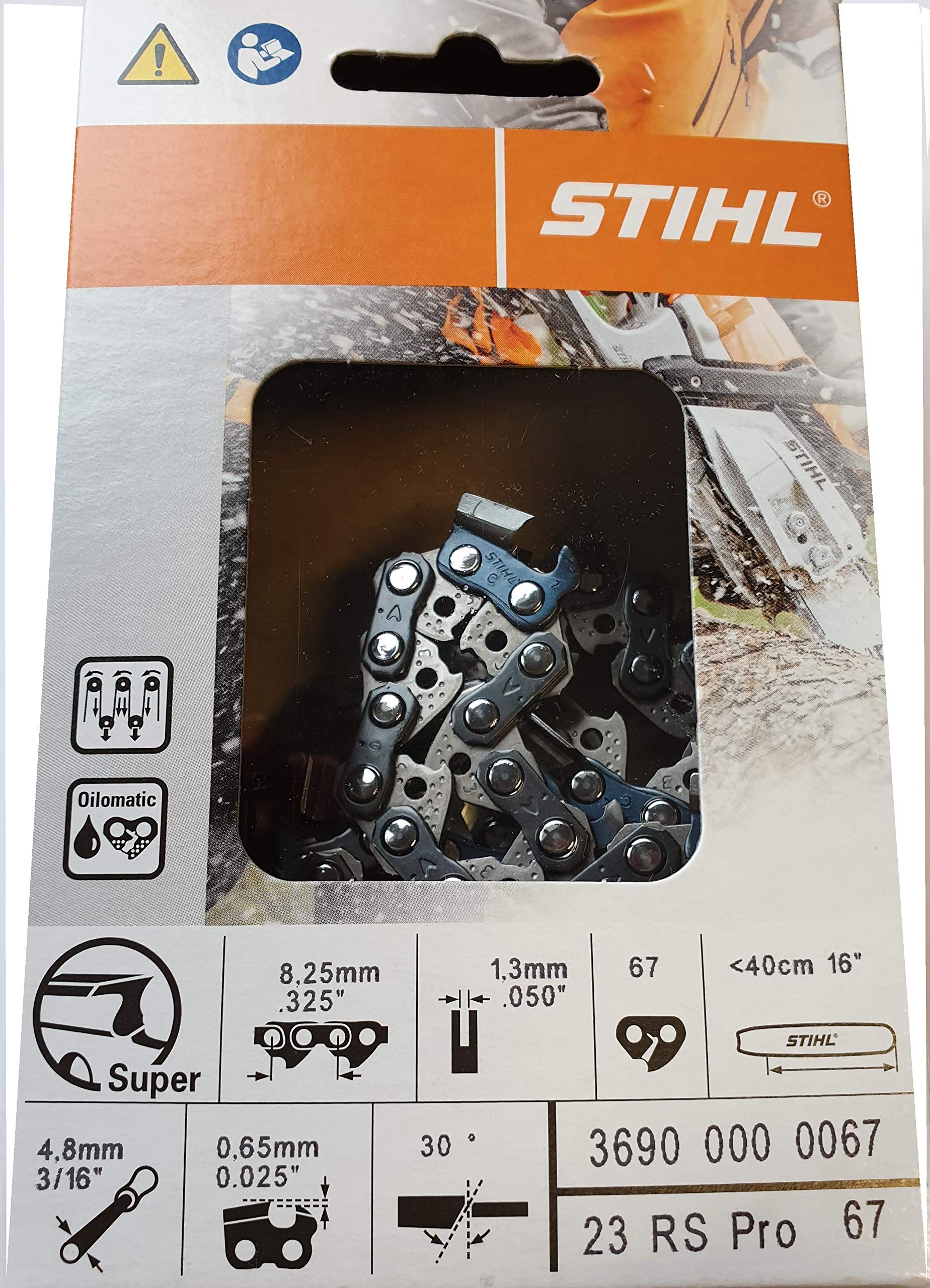Stihl 3690 000 0067 23 RS Pro Rapid Super Chaîne de tronçonneuse
