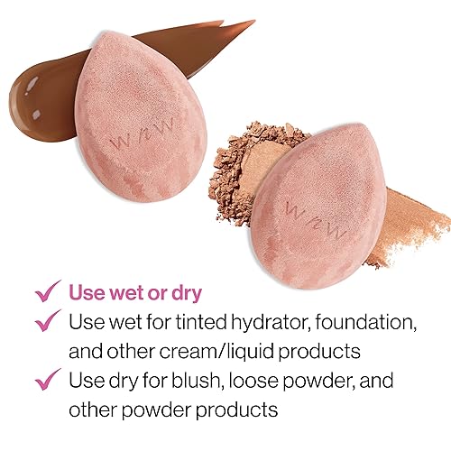 Miniatura 6 de wet n wild - Esponja de maquillaje con baja absorción de producto para una aplicación sin marcas, mezcla sin esfuerzo para un acabado profesional y