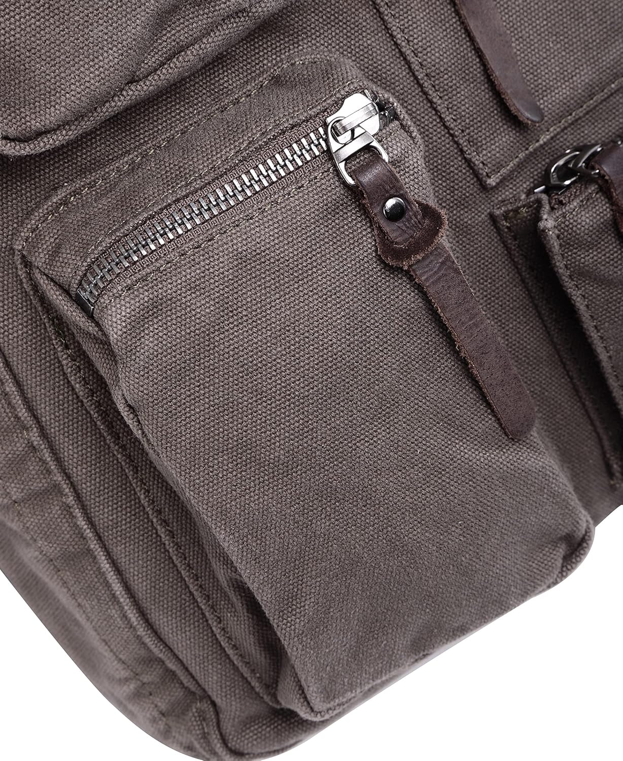 TSD Brand Ridge Valley Canvas Backpack (Armygreen)