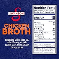 Vista 2 de SWANSON S 100% Natural Chicken Broth, 32 oz Carton