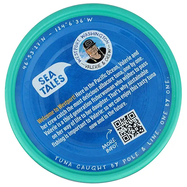 Sea Tales Albacore Tuna in Water No Salt Added, 5 OZ 5