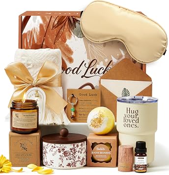 TUZT Leaving Gifts For Colleagues Women, Retirement Gift for Women Relaxation Spa Bath Set Birthday Pamper Hamper Gifts Basket Farewell Going Away New Job Good Luck Gift For Friends Colleague Coworker