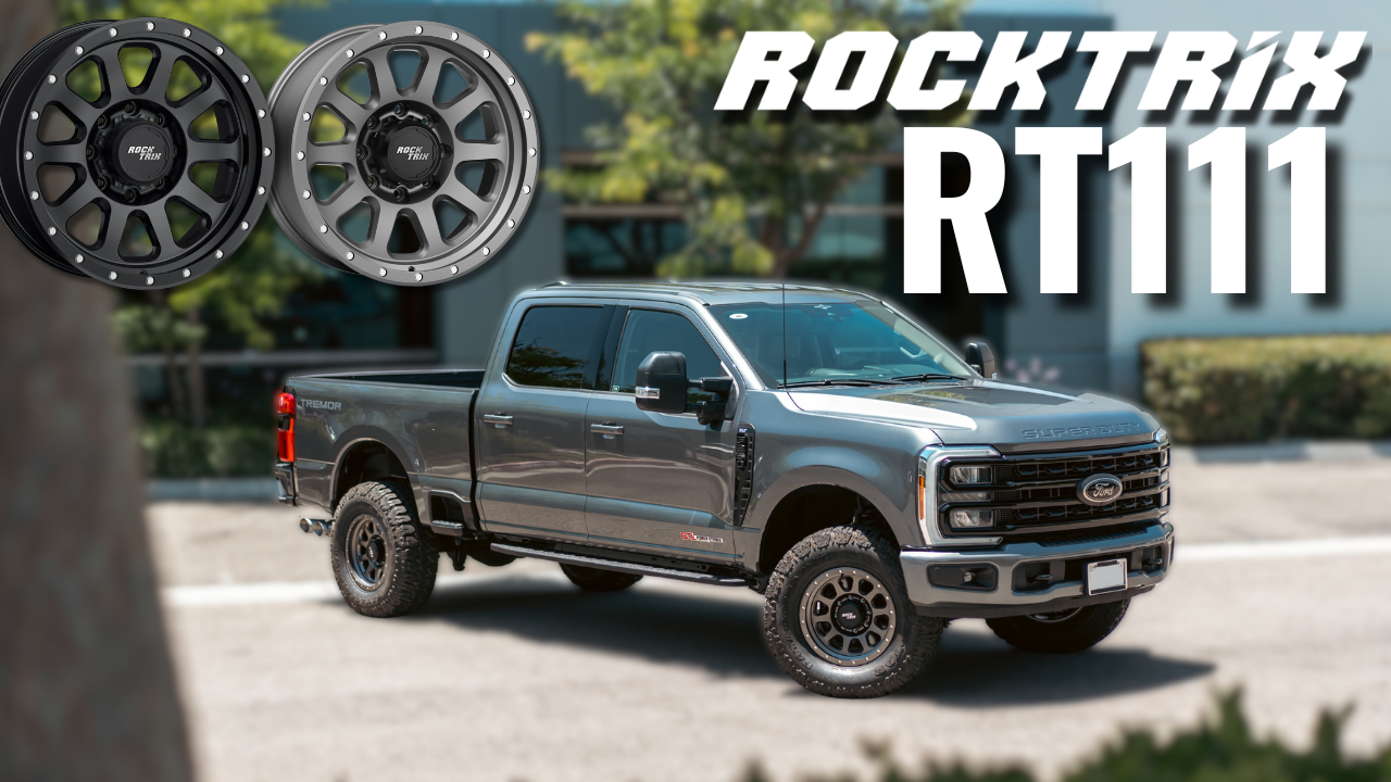 Amazon.com: RockTrix RT111 18x9 inch Off-Road Wheels Compatible