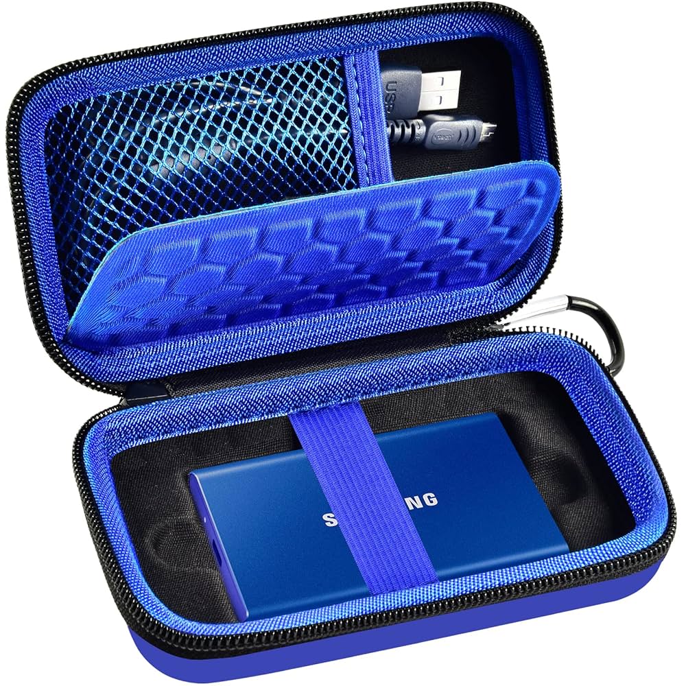 Samsung T7 Touch 2TB ほぼ新品+トラベルケース Amazon.co.jp: ケース Samsung T7/ T7 Touch ポータブルSSD 1TB