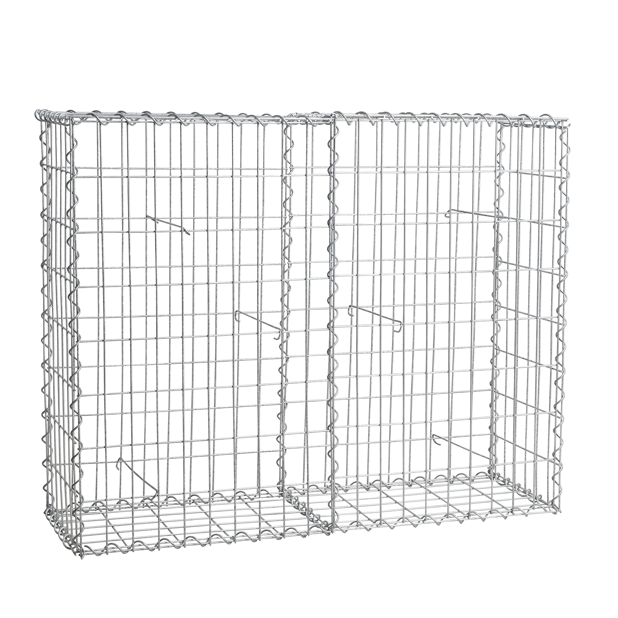 Estexo Gabionen Verschiedene Größen wählbar Steingabionen Steinkorb Gabionen Wand Rundgabione, Gabionenwand, Drahtkorb Mauer Säule Säulen 5x10