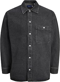 JACK & JONES Men's Santorini Denim Long-Sleeves Long sleeve shirt