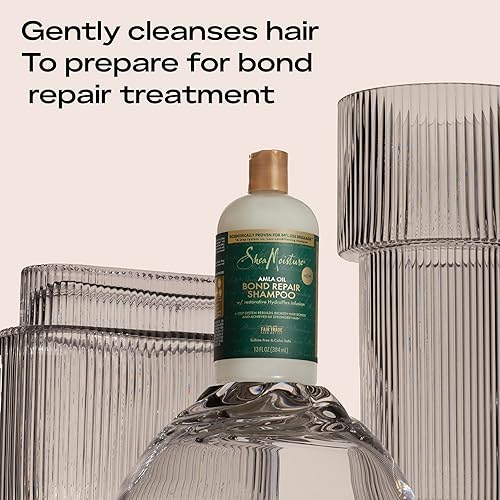 Miniatura 3 de Champú Reparador de Shea Moisture Bond Amla Oil para fortalecer el cabello con infusión restauradora HydroPlex 13 FO