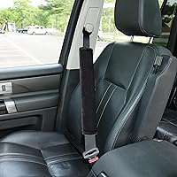 Vista 36 de Amooca Funda universal para cinturón de seguridad de piel sintética suave para automóvil, camión, SUV, avión, almohadilla para cinturón de seguridad