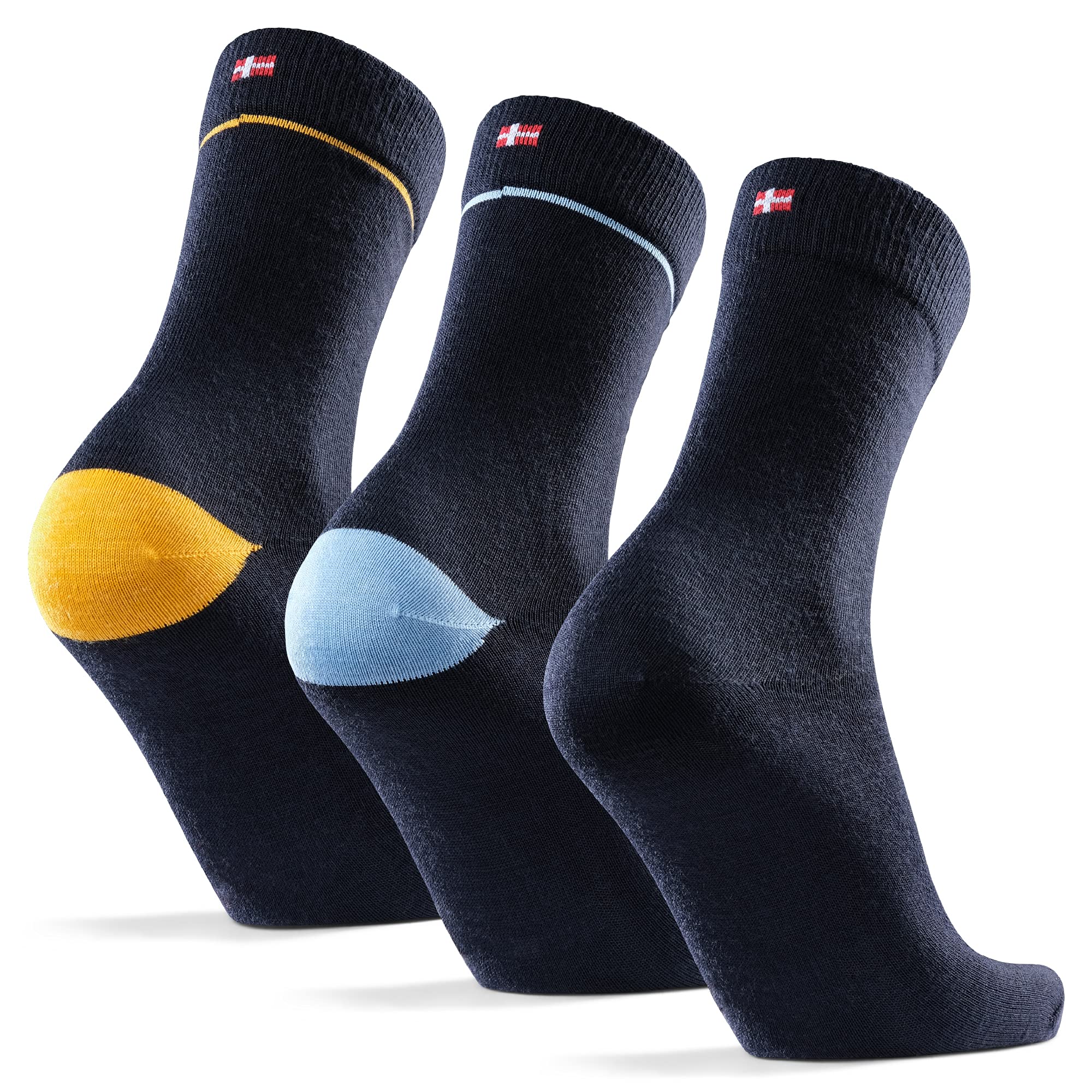 Merino Wool Light Hiking Socks for Men, Women & Kids, Lightweight, Trekking, Outdoor, Cushioned, Breathable, 3 Pack