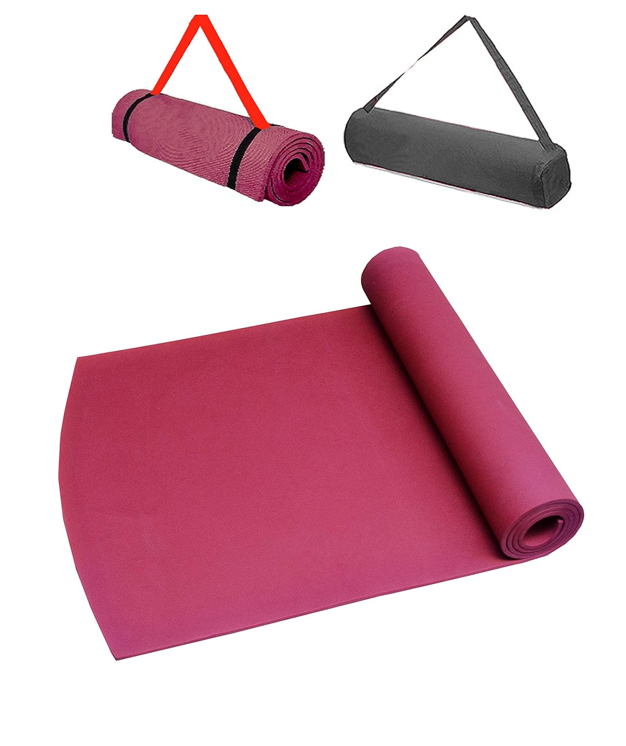 BOLTT™ NonSlip Yoga Mat for Gym Workout Long Size Yoga Mat for Men