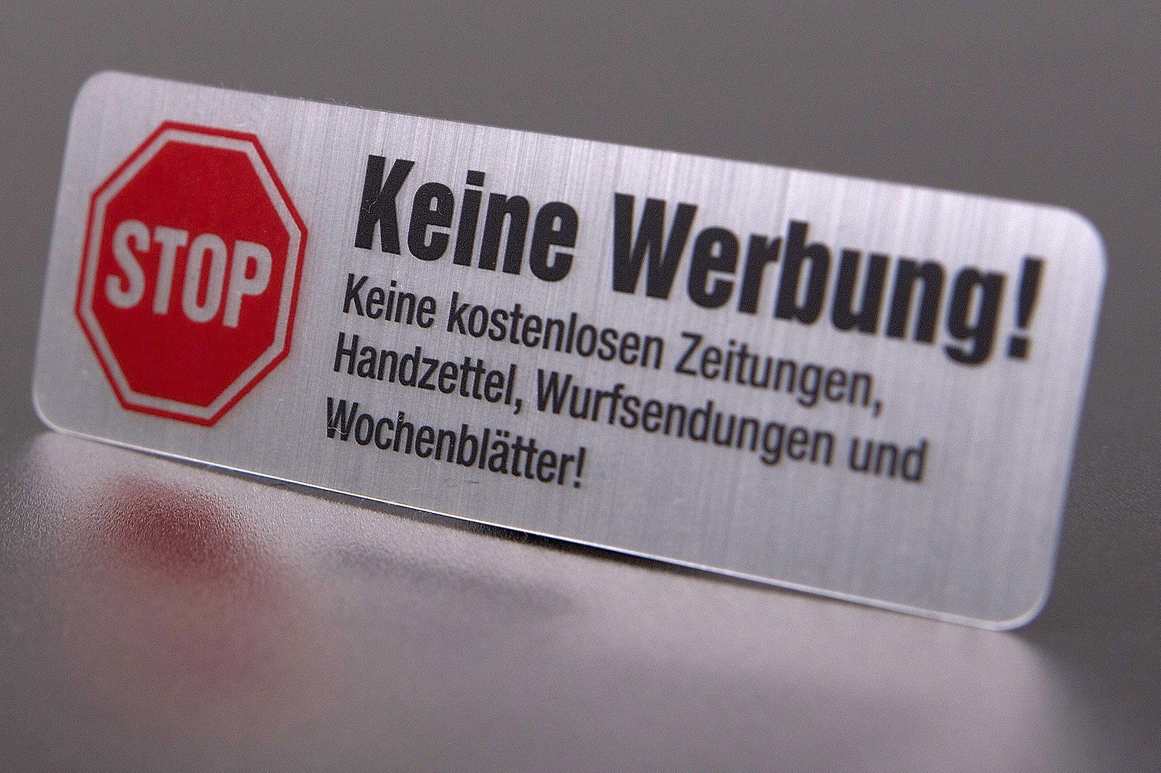 Suchergebnis Auf Für: Bitte Keine Werbung Schild