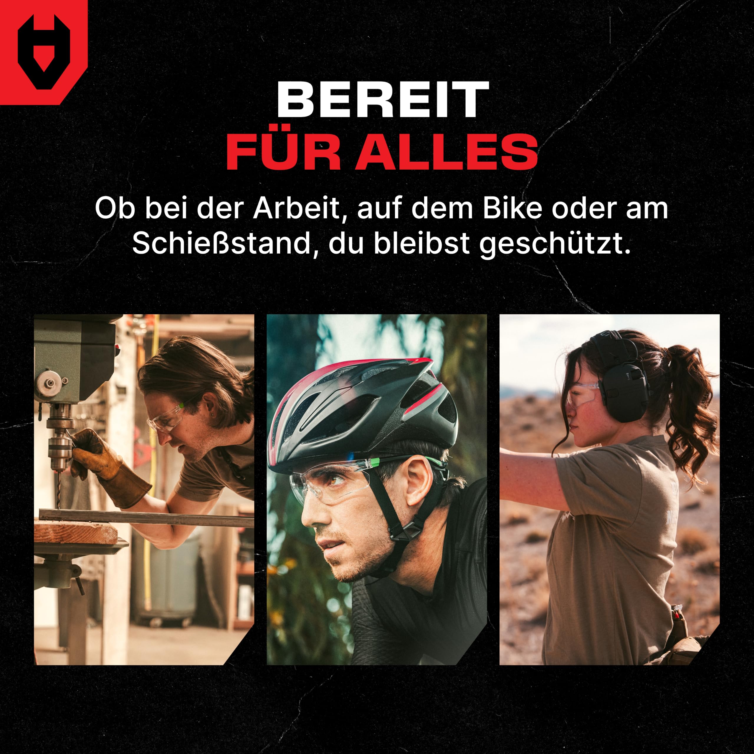 NoCry Schutzbrille mit Durchsichtigen Anti-Beschlag und kratzbeständigen Gläsern